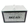 Factory Wholesale Large Crystal Diamond Bread Box  With Lids for Kitchen Storage