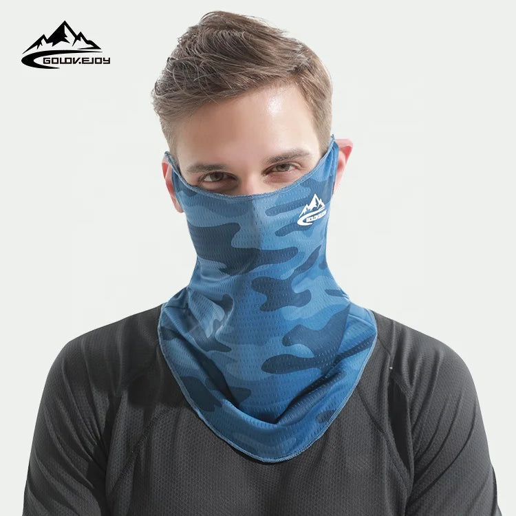 GOLOVEJOY XTJ70 Wholesale Head Balaclava Scarf Summer Cycling Outdoor Sunscreen Breathable Seamless Cool Head Bandana Scarf