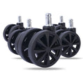 Professional Factory Manufacture 2.5 Inch 60mm Swivel Castor Good-quality Black 11*22mm Gaming Chair Caster Modern Guangdong