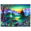 Ever Moment DIY Diamond Painting Cross Stitch Magic Castle Bird Frog Fantasy Scenery ASF1060