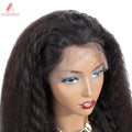 Virgin Human Hair Deep Wave Lace Frontal Wigs Cuticle Aligned Human Wigs 100% Braided Lace Wigs Human Hair