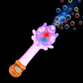 Light up LED Magic Bubble Wand for Girls Butterfly Sparkling Bubble Stick Outdoor Shooting Prop Gift
