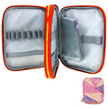 Hot Sale Portable Travel Crochet Storage Bag with Zipper Organizer for Various Crochet Knitting Tools Made of Durable Polyester