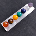 Natural Crystal for Feng Shui Yoga Meditation Energy Reiki Healing Balance Seven Chakra Selenite Stone