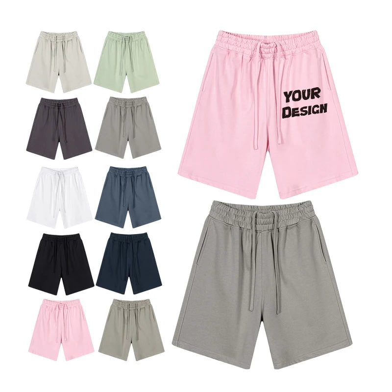 Blank Essential Basketball Summer Sport Shorts Men French Terry Fitness Running Breathable Custom Shorts Sweat Cotton Shorts