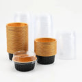 Heat Sealing Milk Yogurt Foil Cup Disposable Aluminum Foil Food Storage Container with Lid