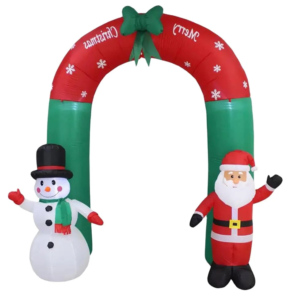Nylon Waterproof Multi-Color Outdoor Balloon Inflatable Christmas Tree Welcome Arch Electric Blower 5m FTT014BC Events