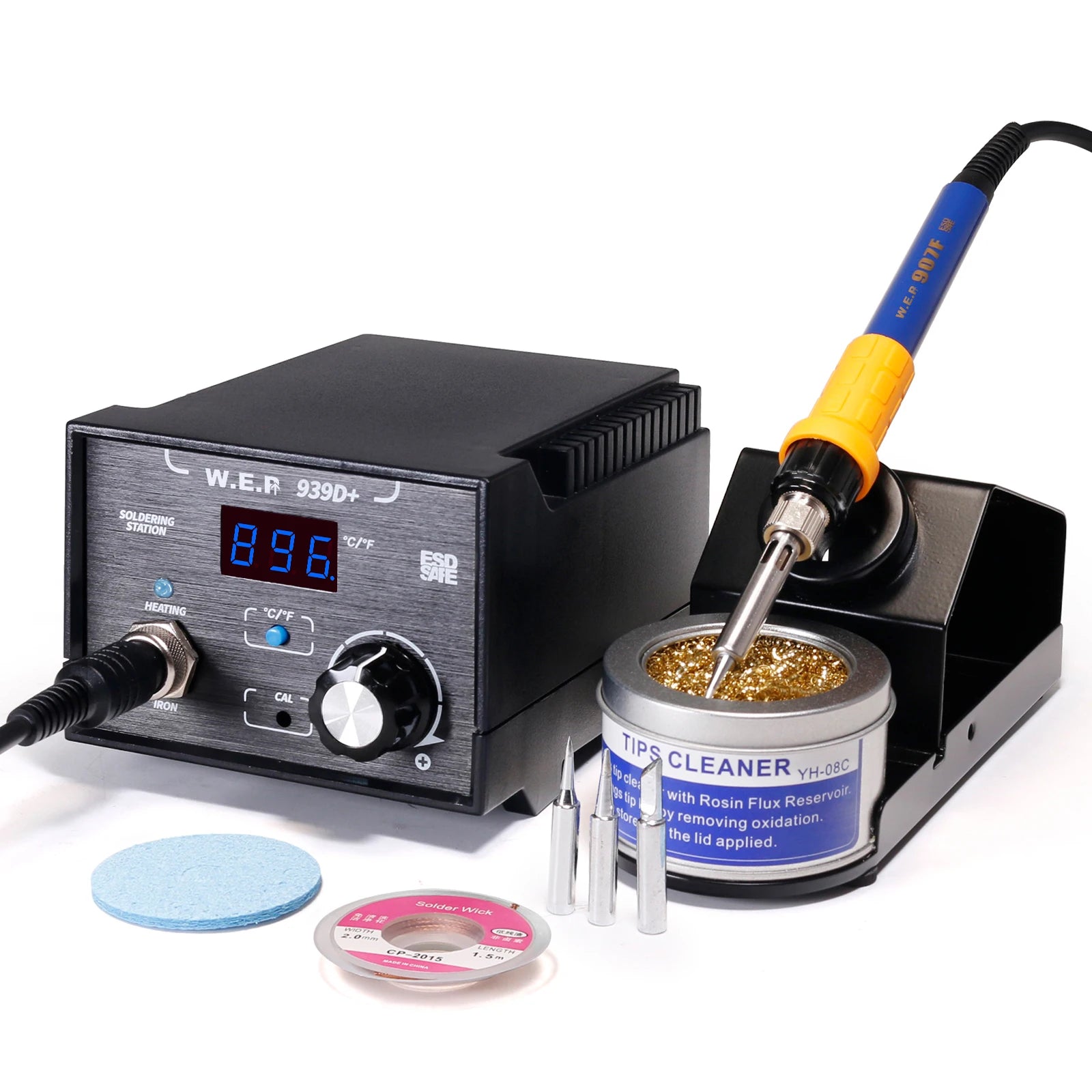 WEP 939D+ Multifunctional Professional Welding Soldering Iron Station