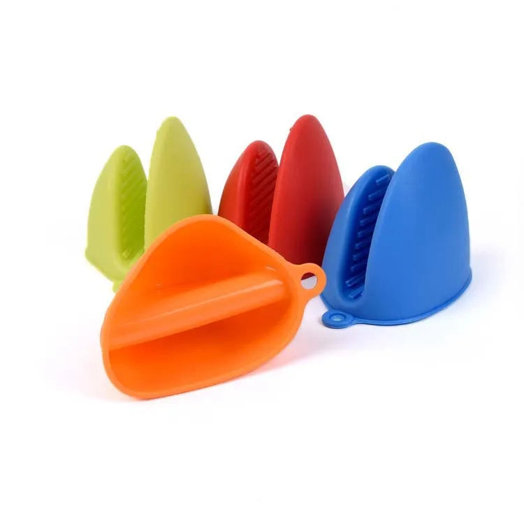 Silicone Hand Clip Heat Resistant Kitchen Mitten Baking Gloves Microwave Oven  Mini Oven Gloves
