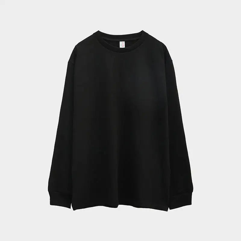 Fashion Long Sleeve T-Shirt 100% Cotton Men and Women Can Customize Embroidered Logo T-Shirts