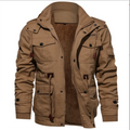 Wholesale Plus Fleece Thickened Medium Long Washed Cotton Jacket Cotton Jacket Large Size Loose Coat