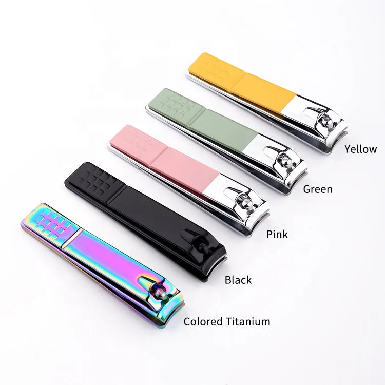High Quality Professional Portable Manicure Pedicure Set Stainless Steel Nail Clippers Scissors Accessories Luxury Pu Bag Beauty
