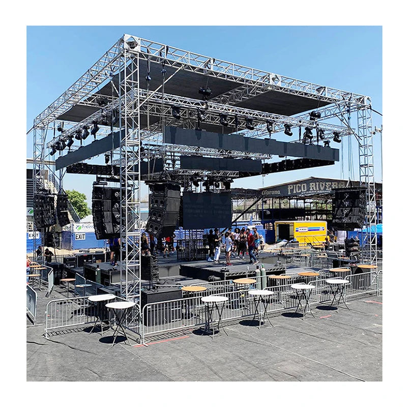 Support Truss System Concert Stage 290Mm Aluminum Stage Spigot Truss Display Stage Lighting Truss for Sale