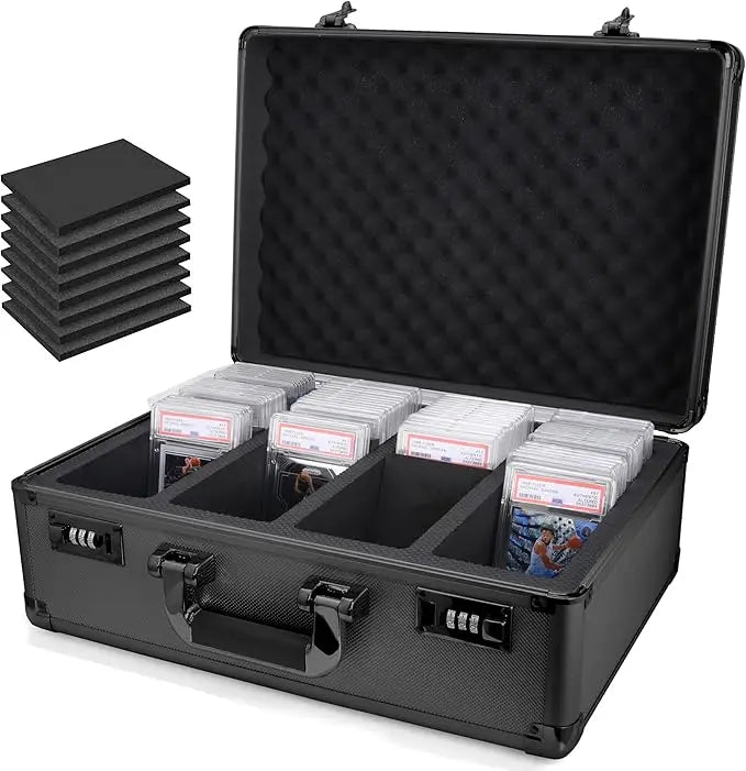 Graded Card Storage Box; Durable Sports and Storage Box - Organizer Slab for Your Collection