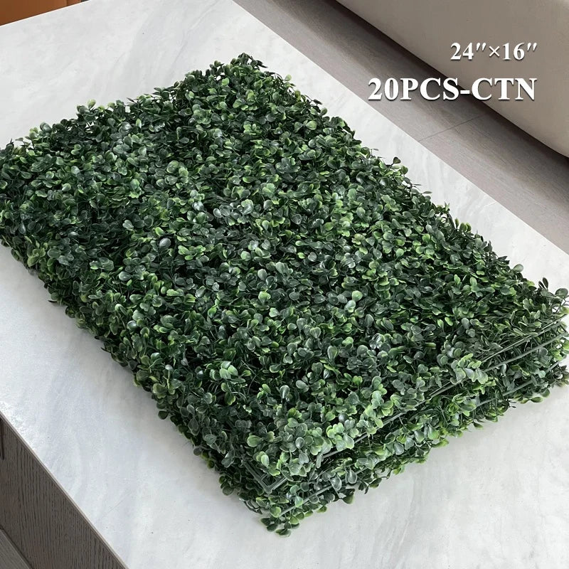Easy-Install Green Plant Panel - Artificial Living Wall for Indoor Room Dividers
