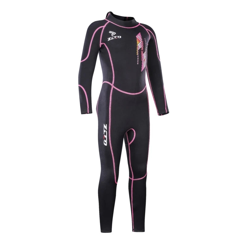 Kids 4Mm 4.3Mm 5.4Mm 5Mm Full Length Surf Costumes Children Long Sleeve Neoprene Girl Toddler Wetsuit