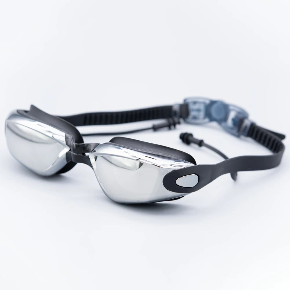 New Plated Swim Goggles Optical for Adults Swimming Goggles with Myopic Degree Lens OEM Huizhou Factory