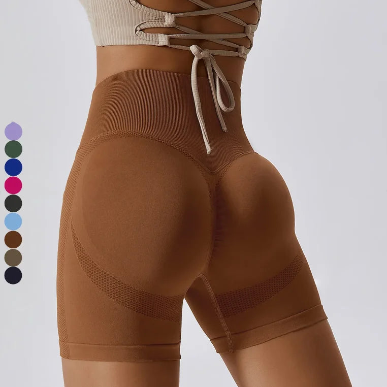 Hot Product Compression Scrunch Butt High Waist Shorts Women Gym Fitness Workout Yoga Shorts