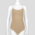 Adult Girls Nude Ballet Dance Leotard Underwear Adjustable Strap Seamless Training Spandex Nylon
