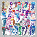 50PCS Factory Hot Cartoon Custom PVC Waterproof Decorative Medusa Stickers for Glass & Water Glasses