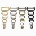 Meetee BF666 12-50mm DIY Garment Bag Sewing Accessories Backpack Strap Webbing Clasp Bag Buckles Alloy Tri-Glide Adjuster Buckle