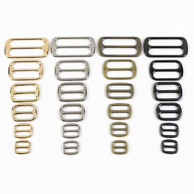 Meetee BF666 12-50mm DIY Garment Bag Sewing Accessories Backpack Strap Webbing Clasp Bag Buckles Alloy Tri-Glide Adjuster Buckle