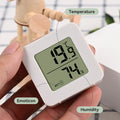 EMAF Cheap Small Hygrothermograph Mini Wall Electronic Digit Temperature Humidity Meter Household Pet Thermo Hygrometer for Home