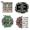 Custom Iron on Plastisol Heat Transfers Highland Cow Designs Sticker Screen Print Transfers Decal Paper for t Shirts