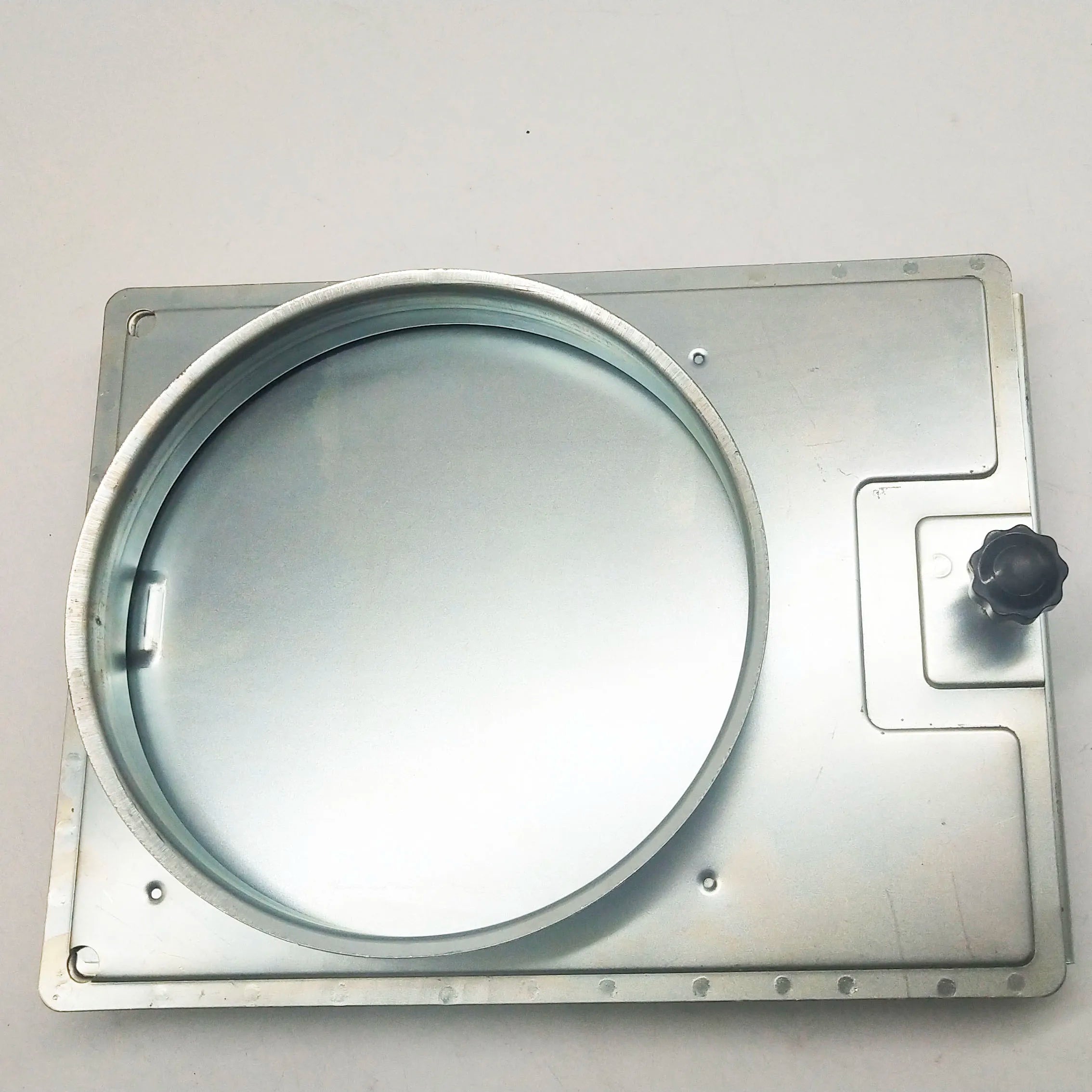 Hot Sale Low Cost 4 Inch Galvanized Vacuum Hopper Valve 100mm Light Duty Sliding Gate Damper for Dust Collection