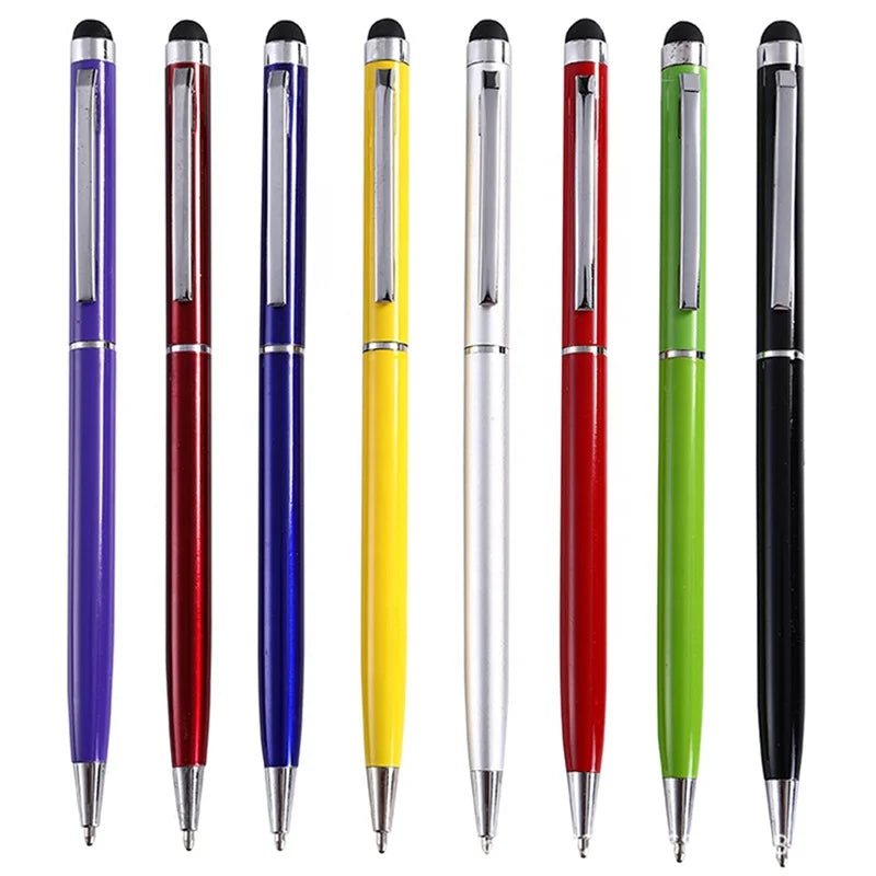 New Design Multiple Color Metal Capacitive Ballpoint Stylus Pen Touch Screen Stylus Pen With Custom Logo