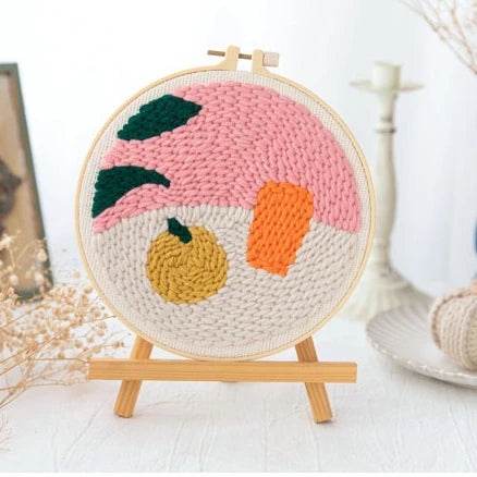 DIY Beginners Easy Needlework Embroidery Magic Punch Needle Embroidery Kit