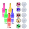 Custom Size LED Glowing Bottle Stickers Colorful Luminous Coasters for Bar Event Flashing Cup Coaster Friendly Party Decoration