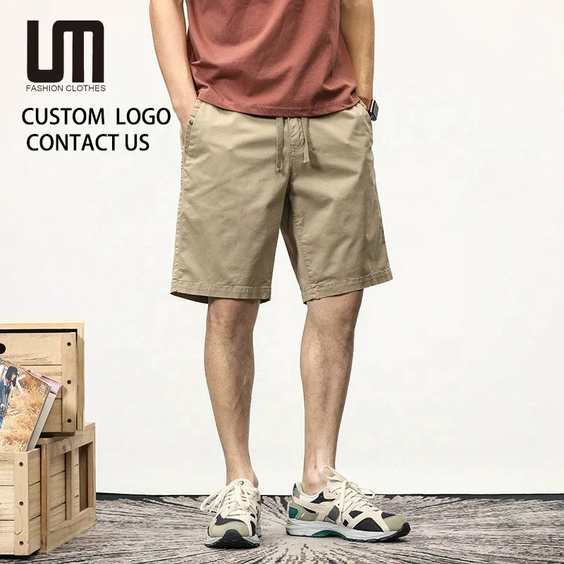 Clearance Sales Men Summer Shorts - Korean Trendy Elastic Waist Casual Shorts Loose Fit Breathable Short Pants for Young Men