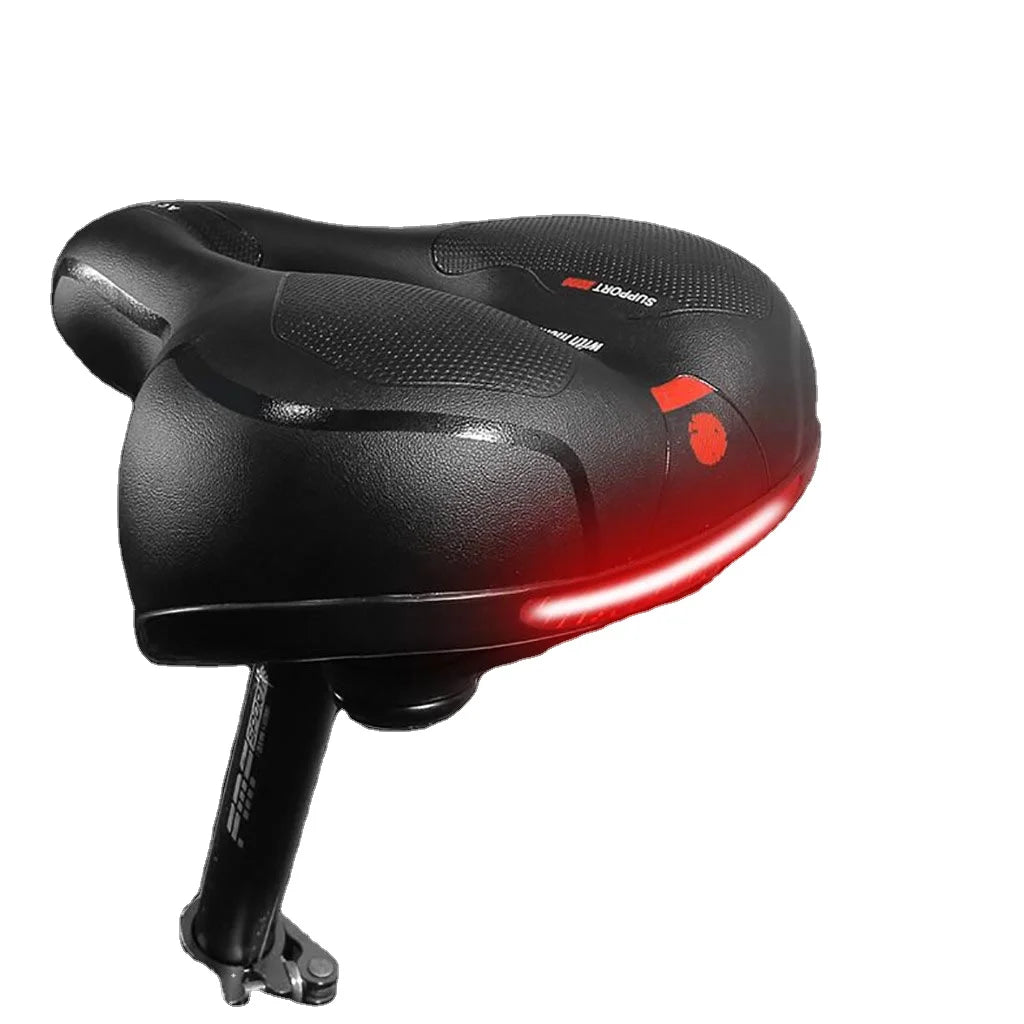 Superbsail Hollow Breathable Bicycle Saddle Mountain Mtb Bike Saddle Shock Absorbing Comfortable Bike Seat Safety Warning
