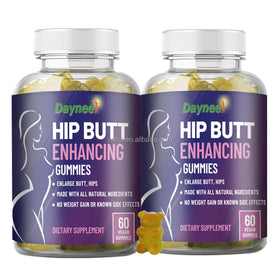 Hip Butt Gummies OEM Private Label Hip Enlargement Gummy Maca Ginger Bigger Butt Booster BBL Gummies for Buttocks