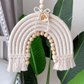 Ins Decorative Nordic  Home Children's Room Decorative Pendants Woven rainbow Wall Decoration