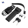 New Image Bicycle Six Section Folding Key Lock MTB Electric Bicycle Chain Lock Anti-theft Aafety Lock Accessories for Scooter