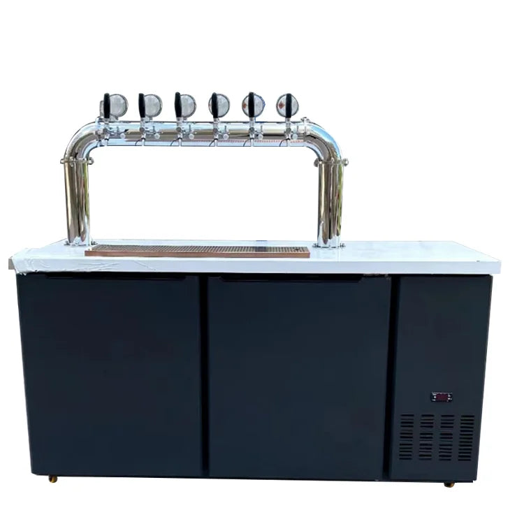 Draft Beer Cooler Machine Kegerator Dispenser with Compressor Cooling 20L/40L Capacity CE Certified