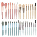 Portable Soft Hair 8Pcs Makeup Brush Set Eye Shadow Brush Foundation Eyelash Lip Concealer Blush Makeup Brush Kit