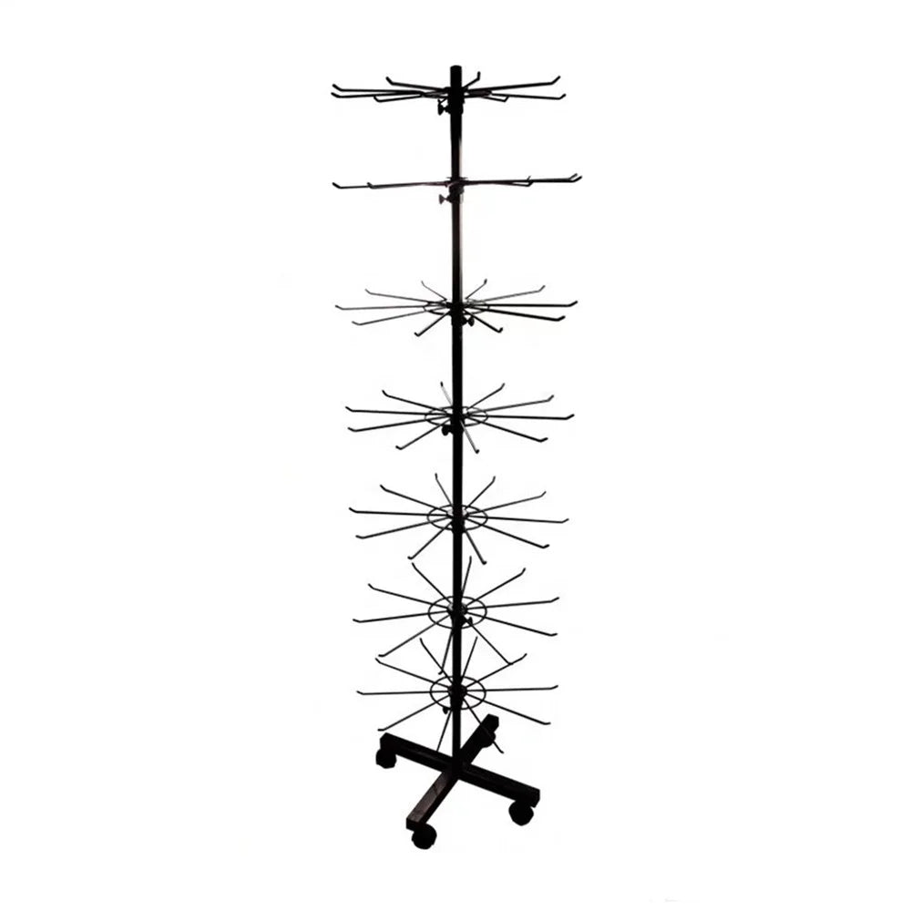 RH-DR07  4-7 Layers Rack 1600*400 mm Convenience  Movable Display Hooks Rack