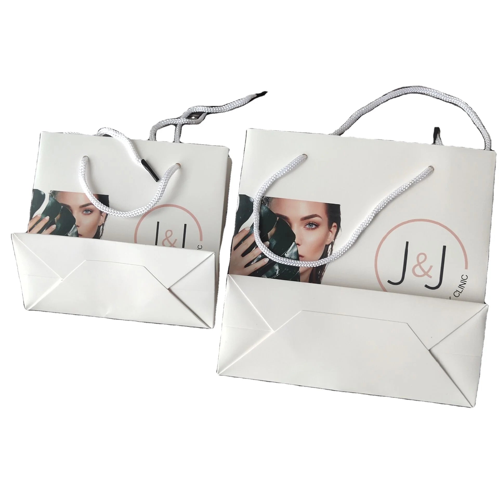 Wholesale YZJ Brand Guangdong Origin Luxury Art Paper Shopping Bag Custom Logo Printed Recycled Packaging Cotton Rope Handles