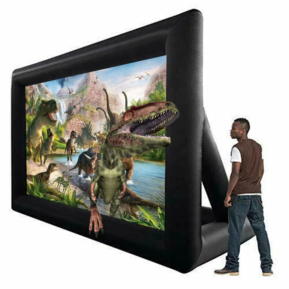 Familly Party Outdoor Portable Rental Front And Rear Projector Cinema Projection Drive-In Theater Inflatable Cinema Movie Screen
