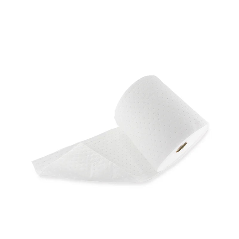 Oilspillpro OOA-R0250 China Sewer 100% PP Proforated Dimpled Oil Only Absorbent Roll