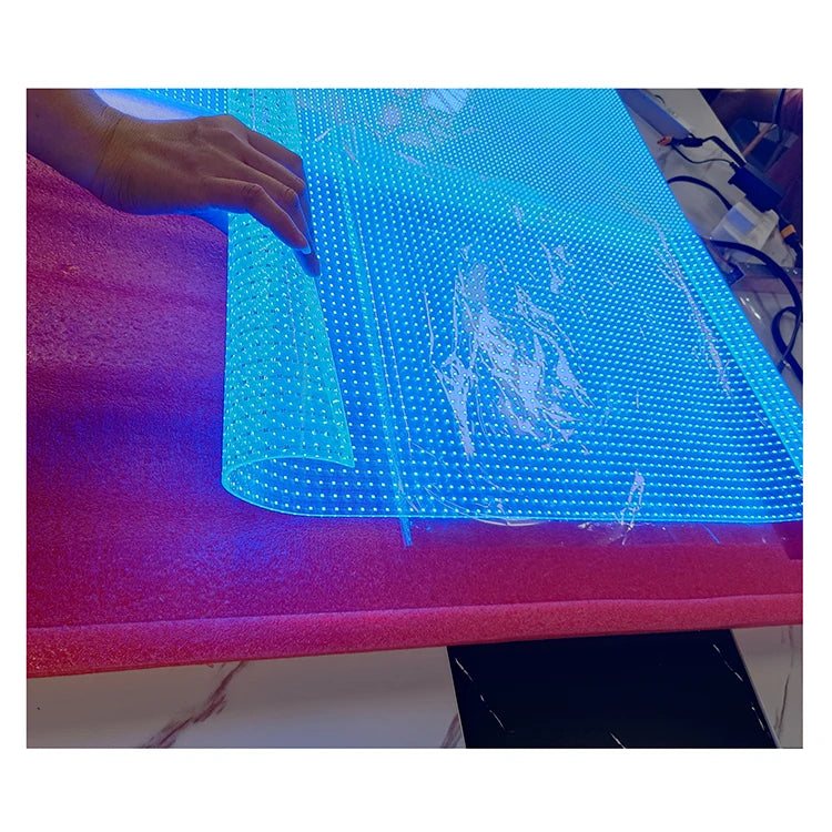 High Stability and Long Life Best-selling P8 Shenzhen Ecran Transparent Led Display Led Crystal Film Display