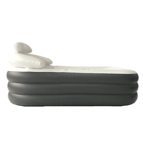 132*82*50cm Removable Cover Adult Folding Plastic Inflatable Bathtub Portable for Adults