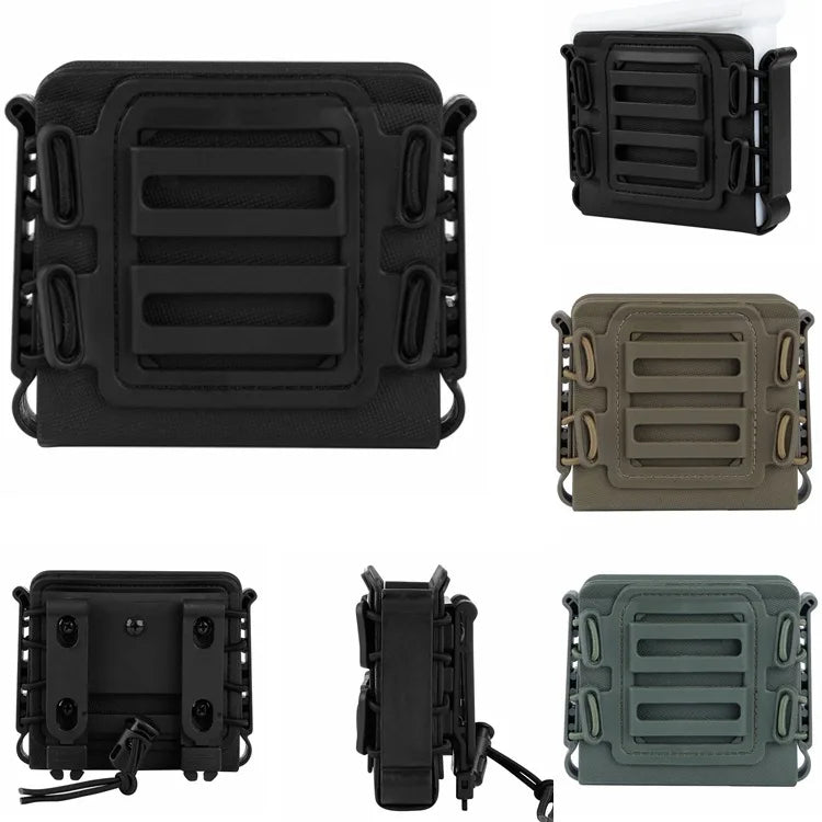 Outdoor Tactical Soft Shell Security Equipment Sniper and Scorpion Magazine Case with Belt Accessory for Hunting Accessories
