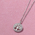 Custom Explosion Niche Design Temperament Clavicle Chain 925 Sterling Silver Necklace Female Tree of Life Pendant