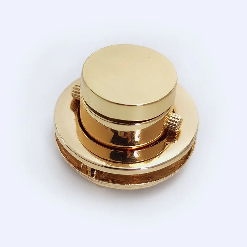 Deepeel KY187 Women Twist Turn Locks Purse Closure Clasp Handbag Hardware Accessories O Ring Bag Lock