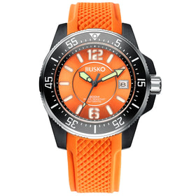 Brand Men Luxury Watches Low MOQ 20ATM Silicone Strap Stainless Steel Diving Diver Mechanical Automatic Watch Man Herren Uhren