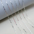 High Quality 925 Sterling Silver Long Box Chain Wholesale Jewelry Findings for Bracelet Necklace Making
